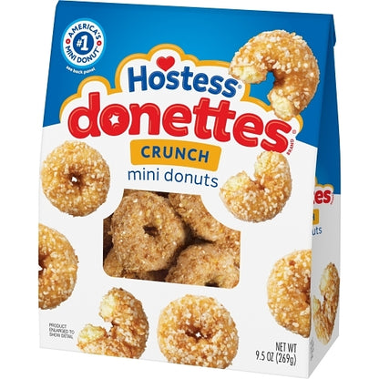 Hostess Crunch Donettes, 6 x 9.5 oz Case - DOT product image 2