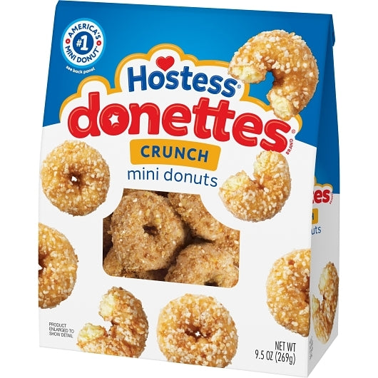 Hostess Crunch Donettes, 6 x 9.5 oz Case - DOT product image 2