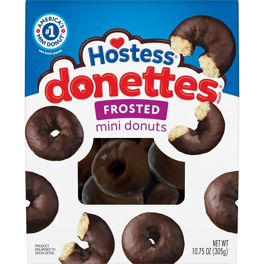 Hostess Frozen Chocolate Donettes, 6 x 10.75 oz Case - Bakery & Desserts