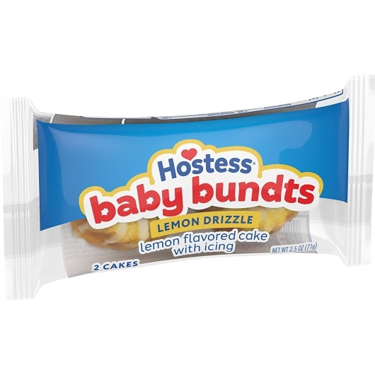 Hostess Single Serve Frozen Lemon Drizzle Baby Bundt Cakes, 6 x 6 x 2.5 oz Case - DOT product image 4