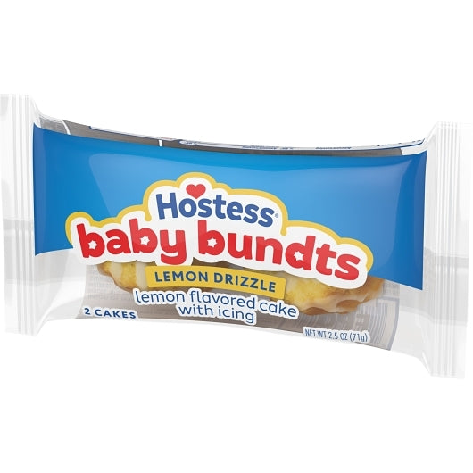 Hostess Single Serve Frozen Lemon Drizzle Baby Bundt Cakes, 6 x 6 x 2.5 oz Case - DOT product image 8