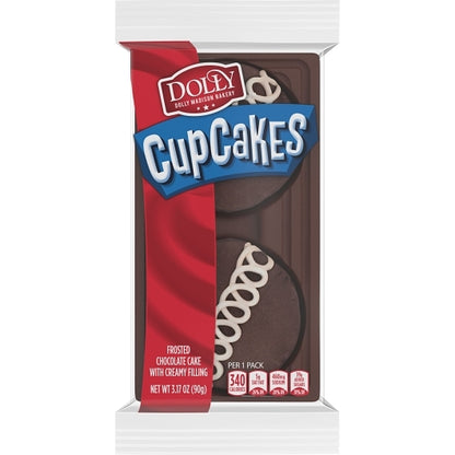 Dolly Madison Frozen Single Serve CHOCOLATE CUPCAKE, 6 x 6 x 3.17 oz Case - DOT product image 3