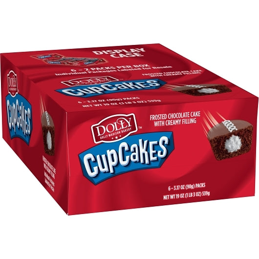 Dolly Madison Frozen Single Serve CHOCOLATE CUPCAKE, 6 x 6 x 3.17 oz Case - DOT product image 6