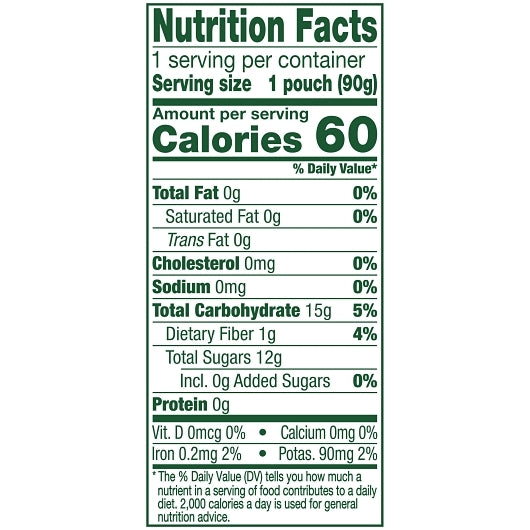 Gogo Squeez Cinnamon Applesauce Tray Pack, 1 x 18 ct Case - DOT product image 6