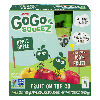 Gogo Squeez Applesauce, 12 x 4 each Case - Dried Fruit & Fruit Snacks