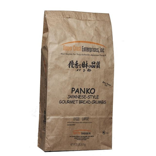 Upper Crust Large Japanese Bread Crumbs, 1 x 20 lb Case - Alternate product angle or state