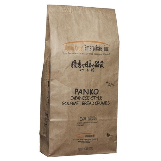 Upper Crust Enterprises Panko Medium Japanese Bread Crumbs, 1 x 20 lb Case - Alternate product angle or state