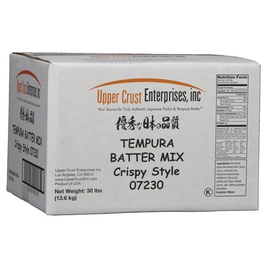 Upper Crust Enterprises BATTER GOURMET TEMPURA, 1 x 30 lb Case - Alternate product angle or state