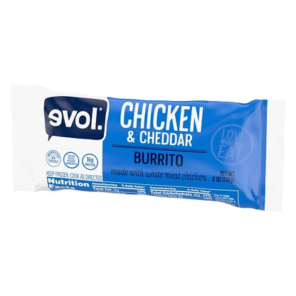 Evol Chicken, Bean and Rice Burrito, 12 x 6 oz Case - DOT product image 3