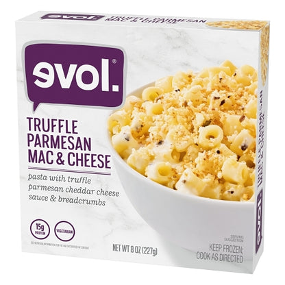 Evol Truffle Parmesan Mac and Cheese Entree, 8 x 8 oz Case - DOT product image 3