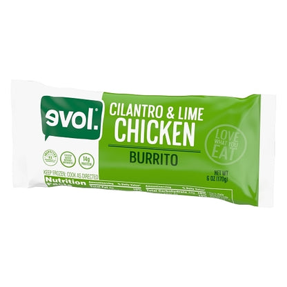 Evol Cilantro Lime Chicken Burrito, 12 x 6 oz Case - DOT product image 5