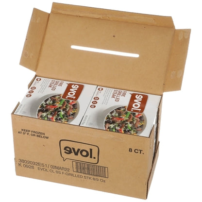 Evol Gluten Free Fire Grille Steak Entree, 8 x 9 oz Case - DOT product image 6