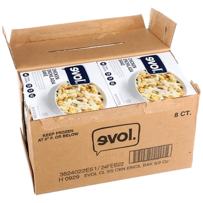 Evol Chicken Enchilada Bake Entree, 8 x 9 oz Case - DOT product image 5