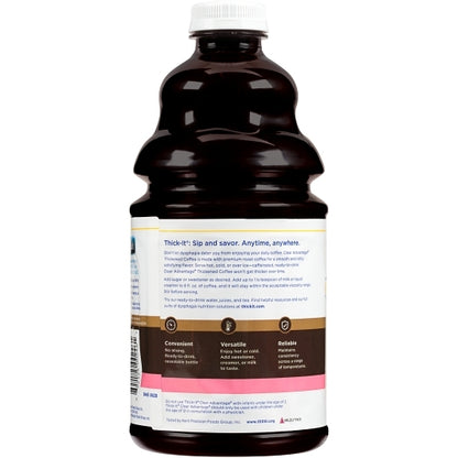 Thick It Clear Advantage Zero Calorie, Gluten Free, Thickened Coffee with Nectar Consistency, 4 x 64 fl oz Case - DOT product image 6