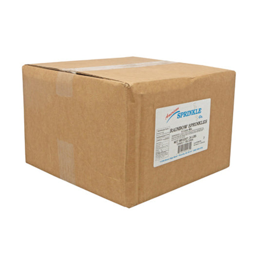American Sprinkle Sprinkles Rainbow 6 Colors, 4 x 6 lb Case - DOT product image 3