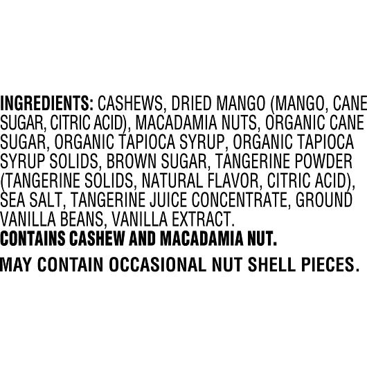 Sahale TANGERINE VANILLA CASHEW MACADAMIA, 6 x 4 oz Case - DOT product image 6