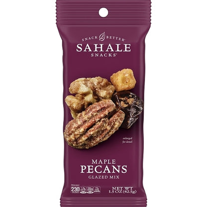 Sahale Pecans Maple Glazed Mix, 18 x 1.5 oz Case - Nuts & Seeds