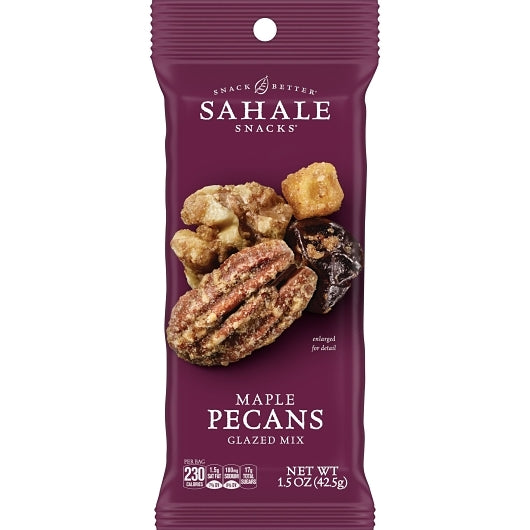 Sahale PECANS MAPLE GLAZED MIX, 18 x 1.5 oz Case - DOT product image 3