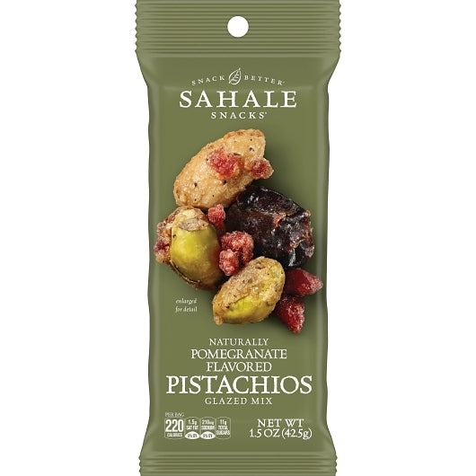 Sahale PISTACHIOS POMEGRANATE, 18 x 1.5 oz Case - DOT product image 3