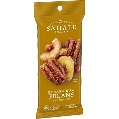 Sahale PECANS BANANA RUMAMI GLAZED, 18 x 1.5 oz Case - DOT product image 4