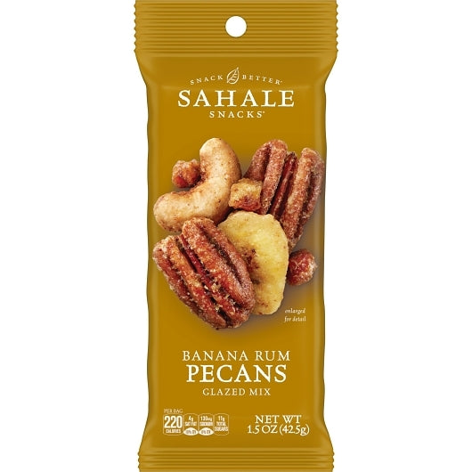 Sahale PECANS BANANA RUMAMI GLAZED, 18 x 1.5 oz Case - DOT product image 3