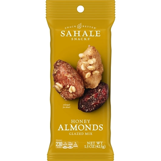 Sahale Almond Honey Cranberry Glazed Mix, 18 x 1.5 oz Case - Pantry Ingredients