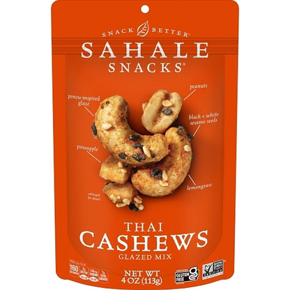 Sahale Glazed Thai Cashews Mix, 6 x 4 oz Case - Nuts & Seeds