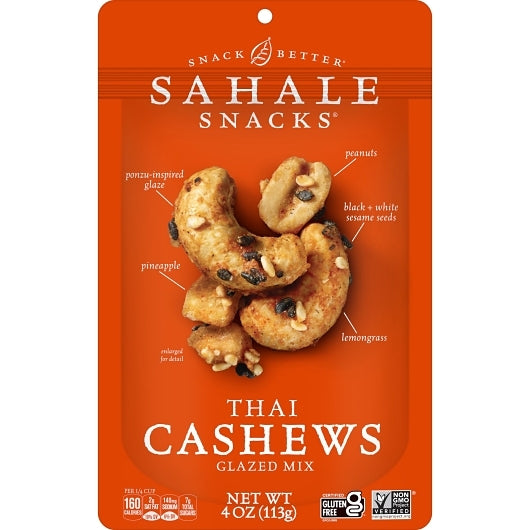Sahale Glazed Thai Cashews Mix, 6 x 4 oz Case - DOT product image 2