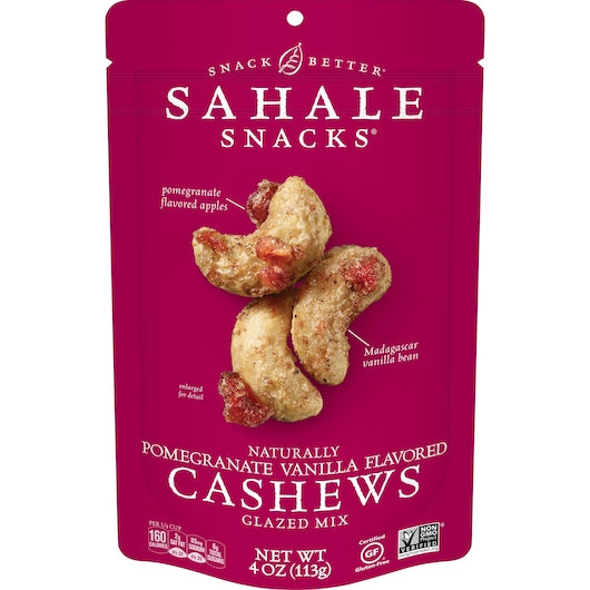 Sahale Cashew Pomegranate, 6 x 4 oz Case - Nuts & Seeds