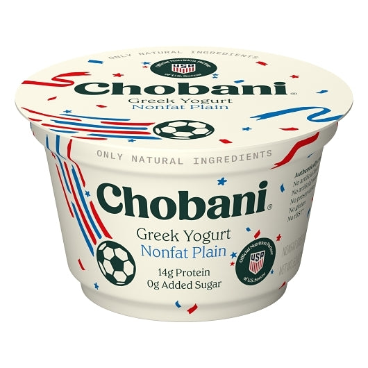 Chobani Plain Non Fat Greek Yogurt Greek Yogurt, 12 x 5.3 oz Case - DOT product image 6