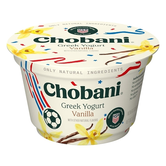 Chobani Vanilla Non Fat Greek Yogurt, 12 x 5.3 oz Case - DOT product image 7