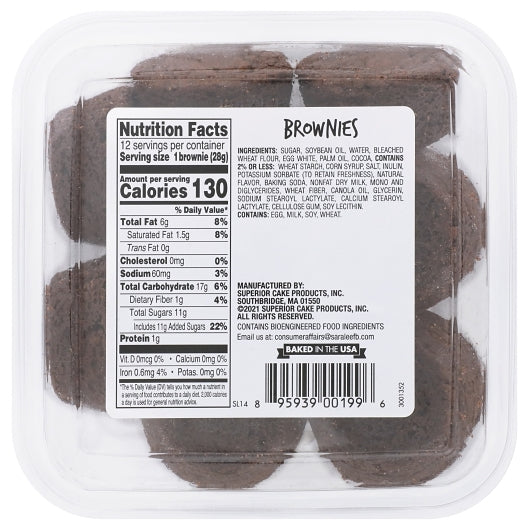 Superior On Main BROWNIE BITES, 18 x 12 oz Case - DOT product image 3