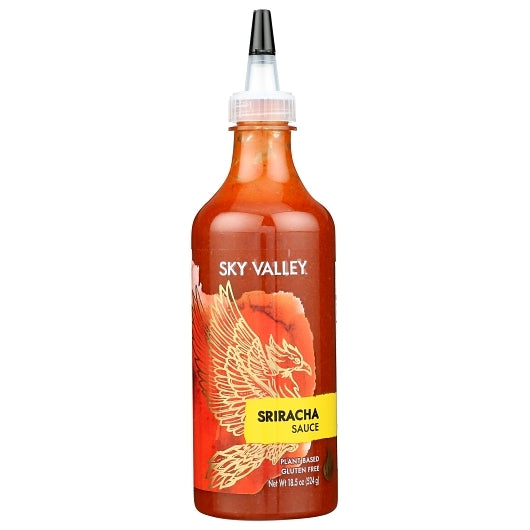 Sky Valley Sriracha Bottle, 6 x 18.5 oz Case - Condiments & Sauces