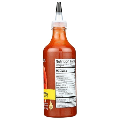 Sky Valley Sriracha Bottle, 6 x 18.5 oz Case - DOT product image 2