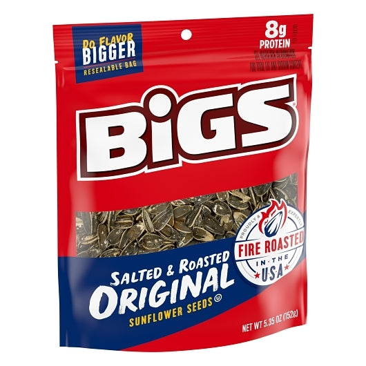 Bigs Sunflower Seeds Original Roasted & Salted, 12 x 5.35 oz Case - DOT product image 2