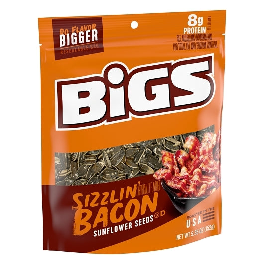 Sunflower Seeds Bacon Sizzlin' Bacon Sunflower Seeds, 12 x 5.35 oz Case - DOT product image 2
