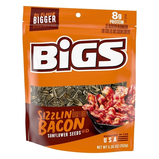 Sunflower Seeds Bacon Sizzlin' Bacon Sunflower Seeds, 12 x 5.35 oz Case - DOT product image 3