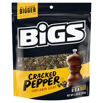 Bigs Sea Salt & Pepper Sunflower Seeds, 12 x 5.35 oz Case - DOT product image 7