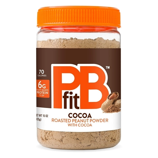 PBfit Chocolate Peanut Butter Powder, 6 x 15 oz Case - DOT product image 2