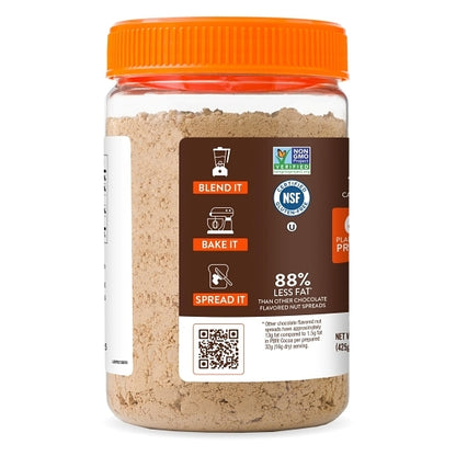 PBfit Chocolate Peanut Butter Powder, 6 x 15 oz Case - DOT product image 3
