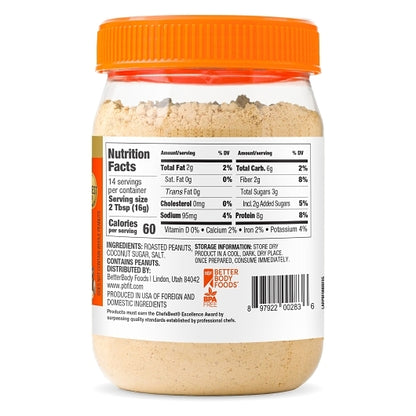 PBfit Peanut Butter Powder, 6 x 8 oz Case - DOT product image 3