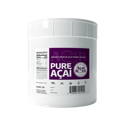 Acai Roots Organic Premium Acai Sorbet, 3 Gallon - 1 each. - DOT product image 1