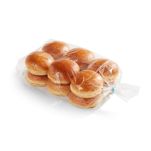 Klosterman 4 Inch Sliced Brioche Buns, 8 x 1 DZ Case - Breads, Rolls & Buns