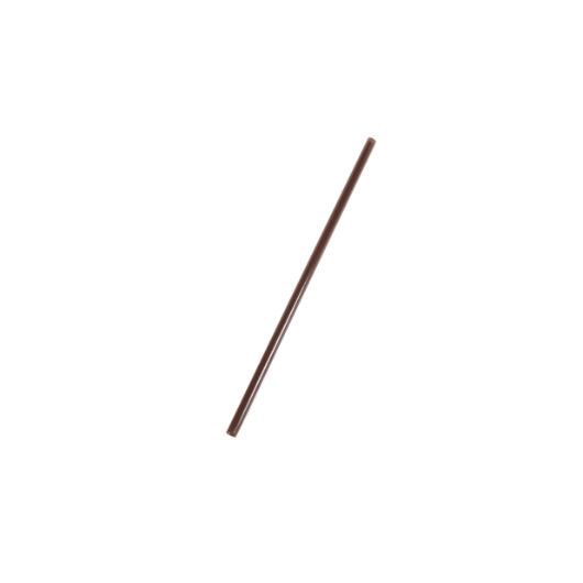 The Sustainable Agave Company 8" Agave Brown Regular Straws - Unwrapped, 2000 x 4 x 500 ct Case - Straws & Stirrers