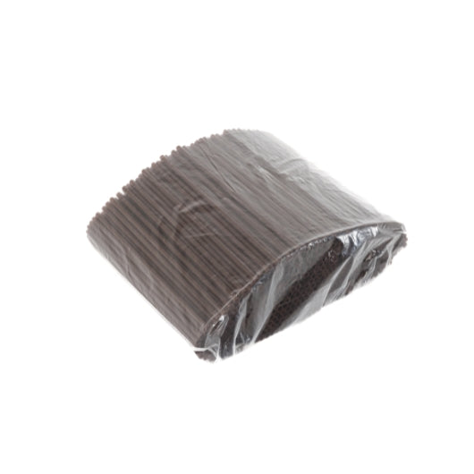 The Sustainable Agave Company 8" Agave Brown Regular Straws - Unwrapped, 2000 x 4 x 500 ct Case - Straws & Stirrers - im