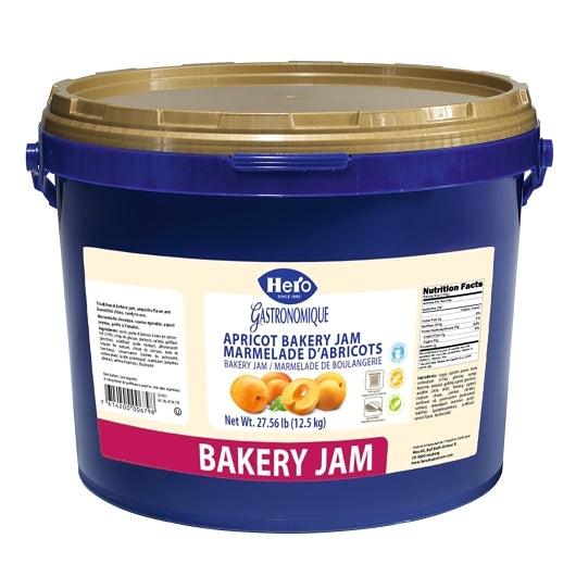 Hero Apricot BAKING JAM, 1 x 27.56 lb Case - Condiments & Sauces