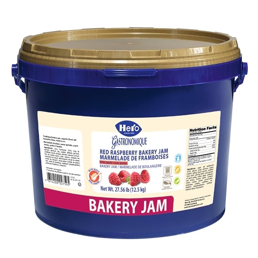 Hero Raspberry Marmalade With Seeds, 1 x 27.5 lb Case - Condiments & Sauces