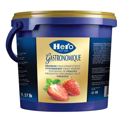 Hero Strawberry Jam 1 - 9.37 Pound - Front/center packaged product image