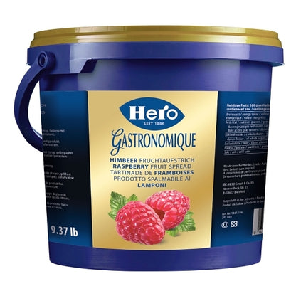 Hero Raspberry Fruit Spread, 1 x 9.37 lb Case - Condiments & Sauces
