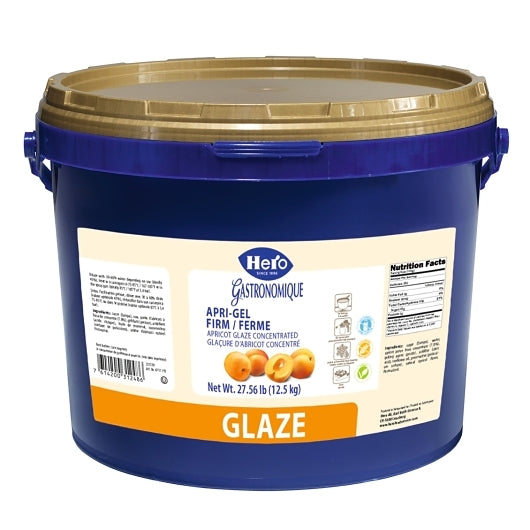 Hero Concentrated Aprigel Glaze, 1 x 27.5 lb Case - Bakery & Desserts